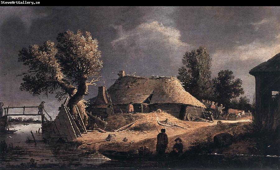 BLOOT, Pieter de Landscape with Farm